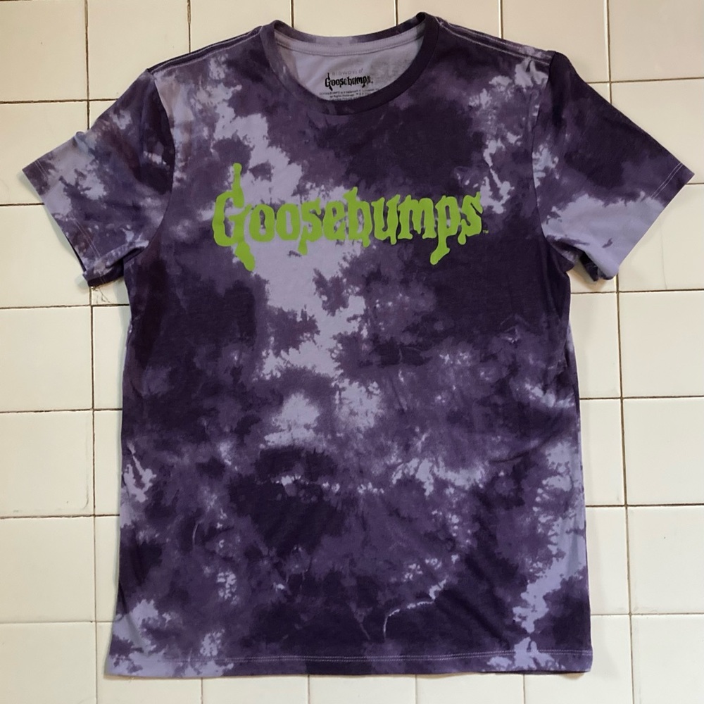 “Goosebumps” Purple Tie Dye TShirt